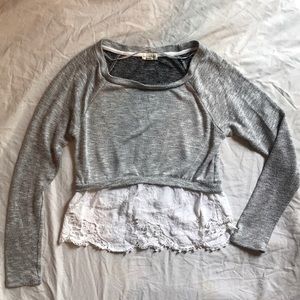Maison Jules XS grey sweater